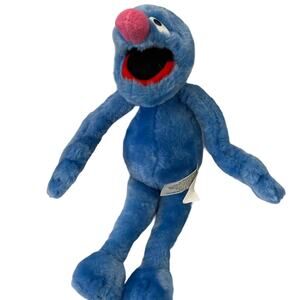 Nanco 2003 Sesame Street Blue Grover 12" Jim Henson Plush (Pre-owned)